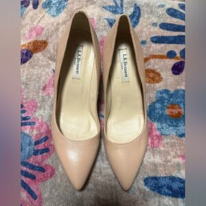 LK Bennett Blush Pointed Toe Heels